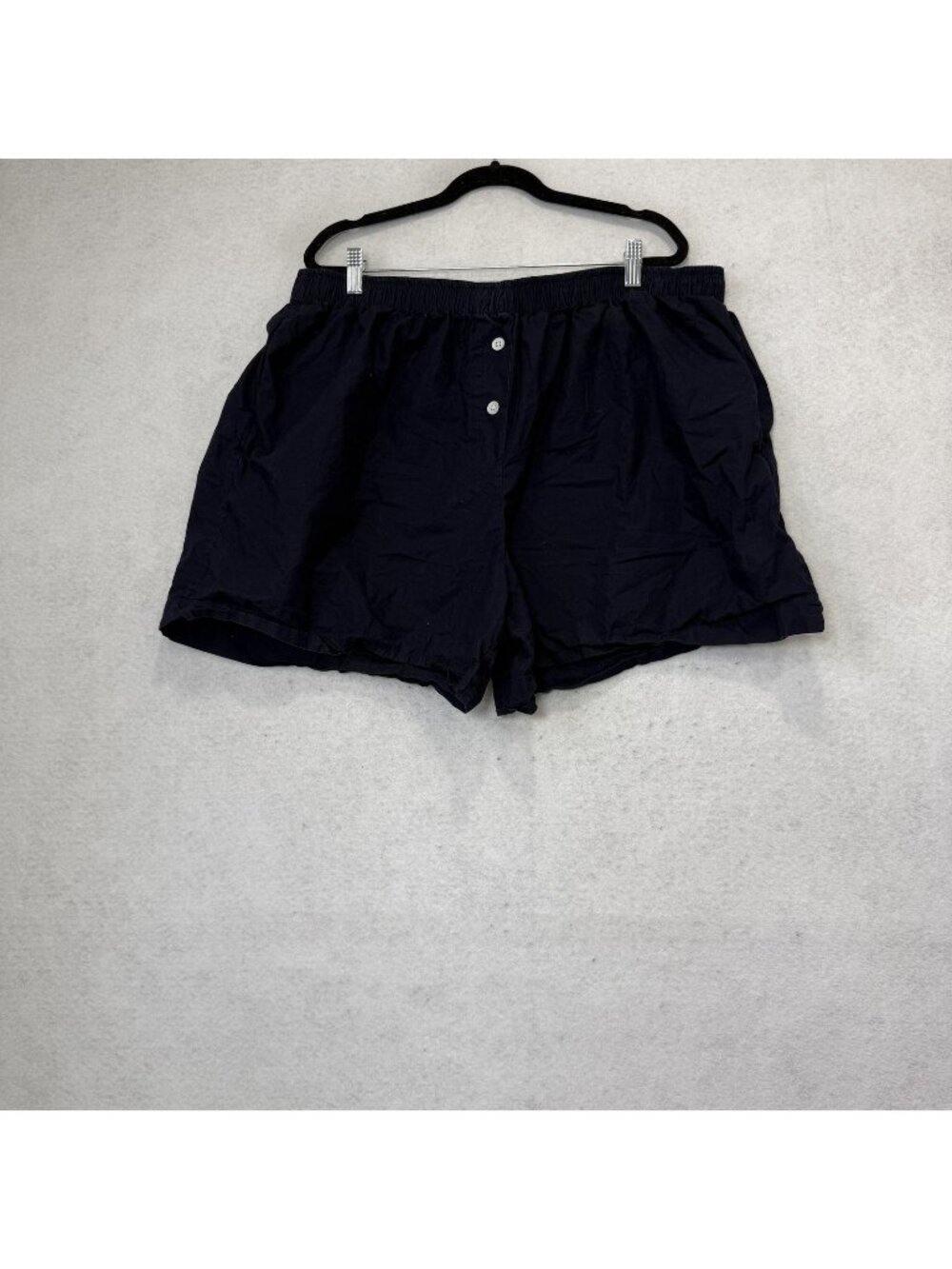 Quince Navy High-Waist Women's Shorts